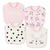 4-Pack Baby Girls Ballerina Dribbler Bibs-Gerber Childrenswear Wholesale