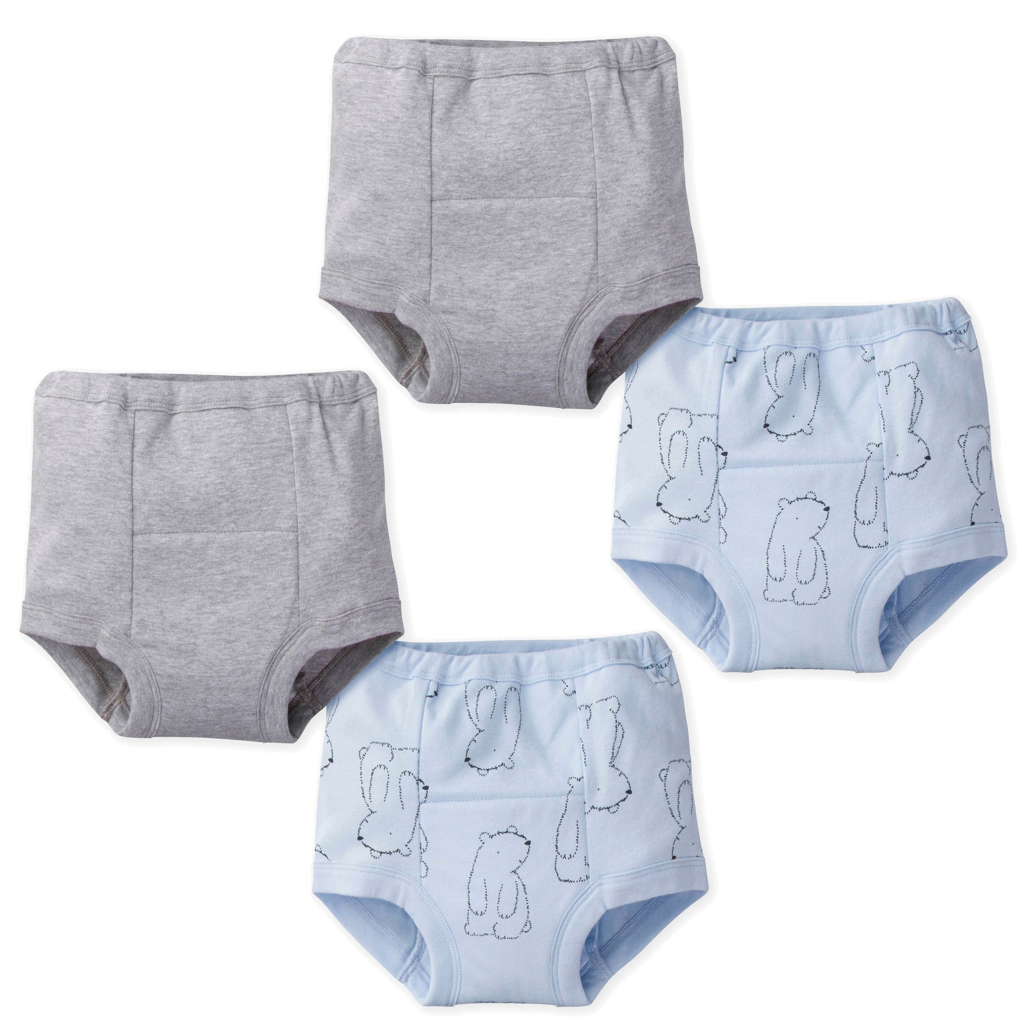 4-Pack Boys Bear Training Pants-Gerber Childrenswear Wholesale