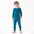 2-Piece Infant & Toddler Ocean Teal Buttery Soft Viscose Made from Eucalyptus Snug Fit Pajamas-Gerber Childrenswear Wholesale