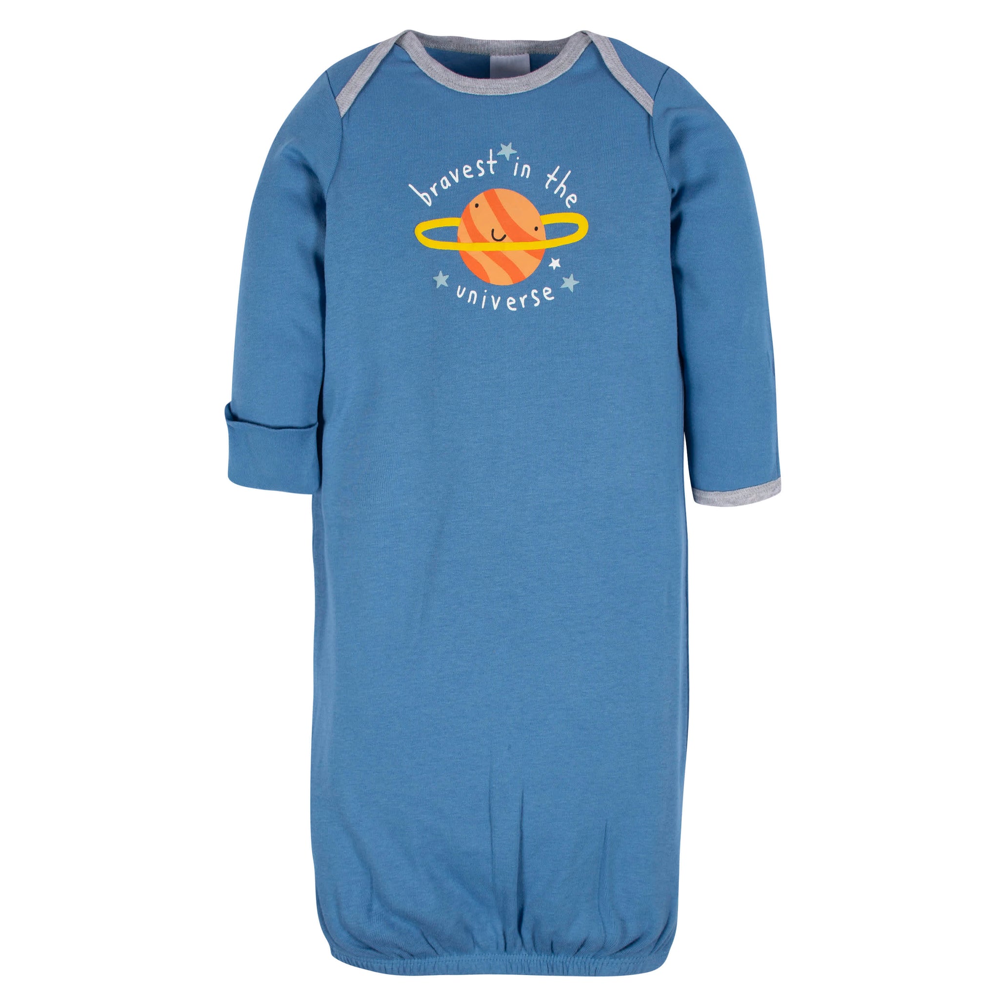 4-Pack Baby Boys Space Explorer Gowns-Gerber Childrenswear Wholesale