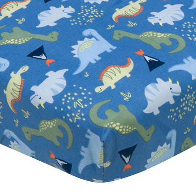 Baby Boys Dino Fitted Crib Sheet-Gerber Childrenswear Wholesale