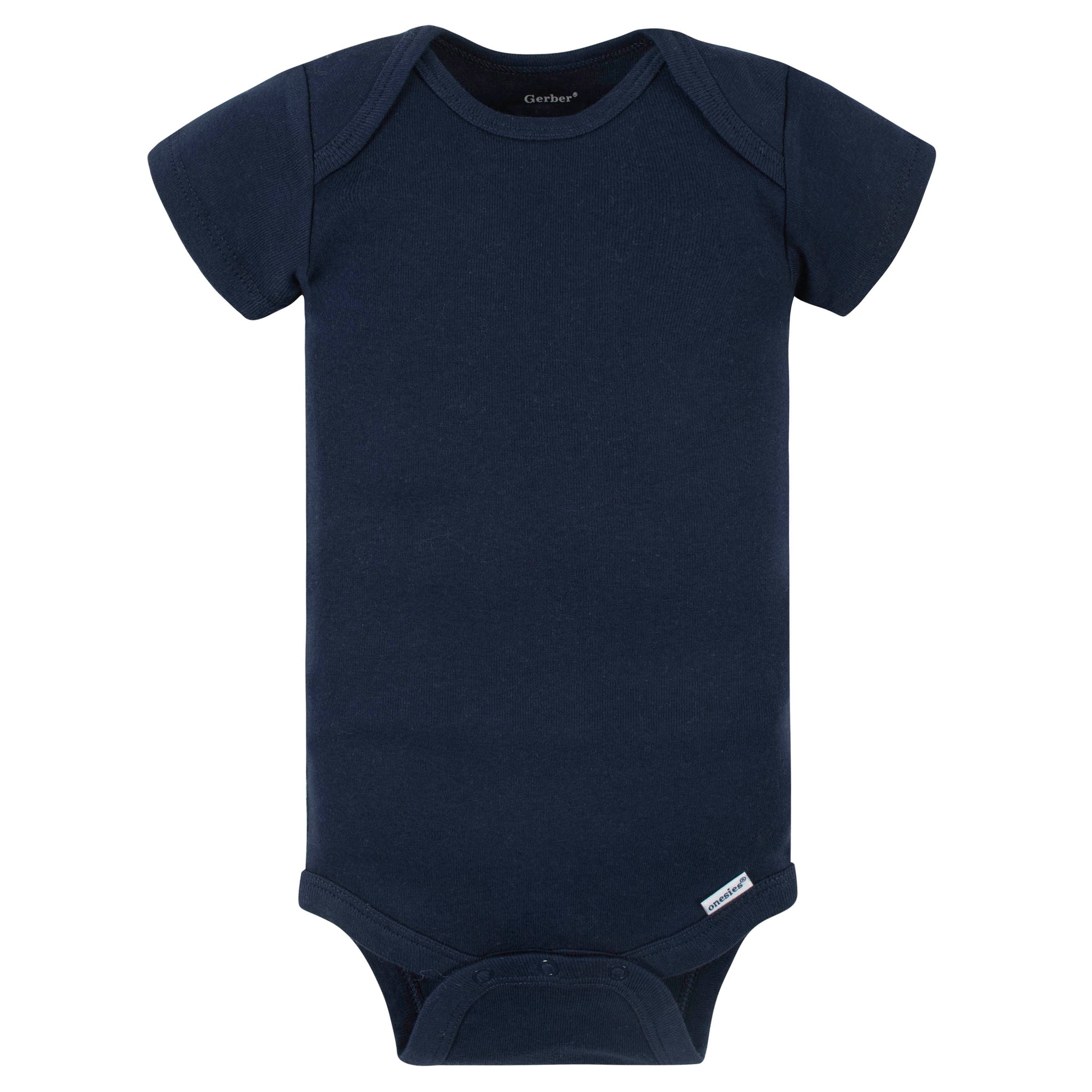 5-Pack Navy Onesies® Bodysuits-Gerber Childrenswear Wholesale