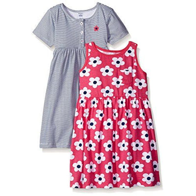 2-Piece Toddler Girls Big Flowers Dress Set-Gerber Childrenswear Wholesale