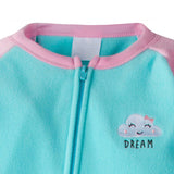 2-Pack Toddler Girls Clouds Blanket Sleepers-Gerber Childrenswear Wholesale
