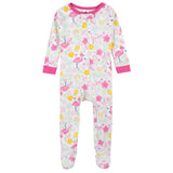 2-Pack Baby & Toddler Girls Summer Blossom Snug Fit Footed Cotton Pajamas-Gerber Childrenswear Wholesale