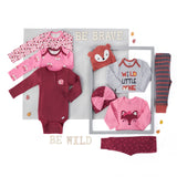 3-Pack Baby Girls Fox Thermal Long Sleeve Onesies® Bodysuits-Gerber Childrenswear Wholesale