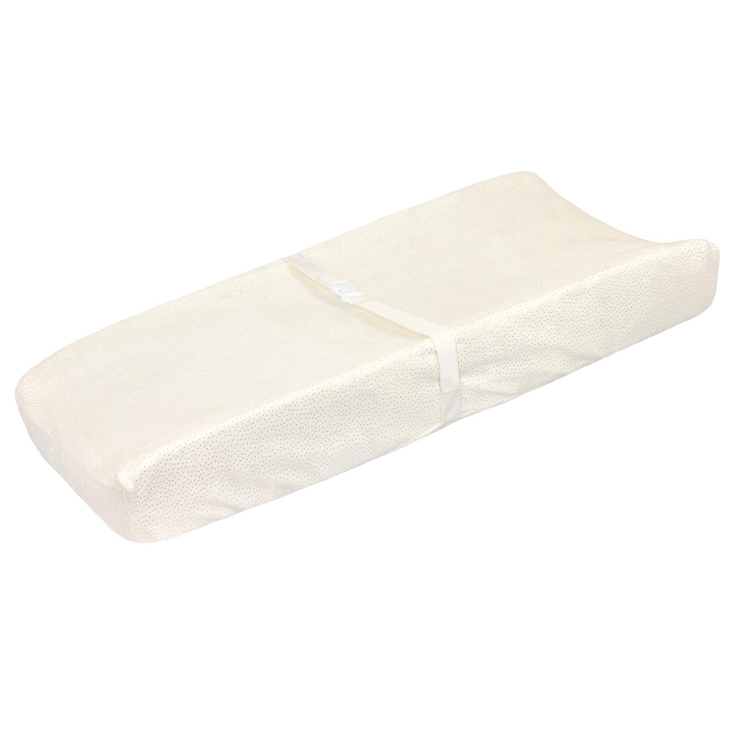 Baby Neutral Ivory and Gold Changing Pad Cover-Gerber Childrenswear Wholesale