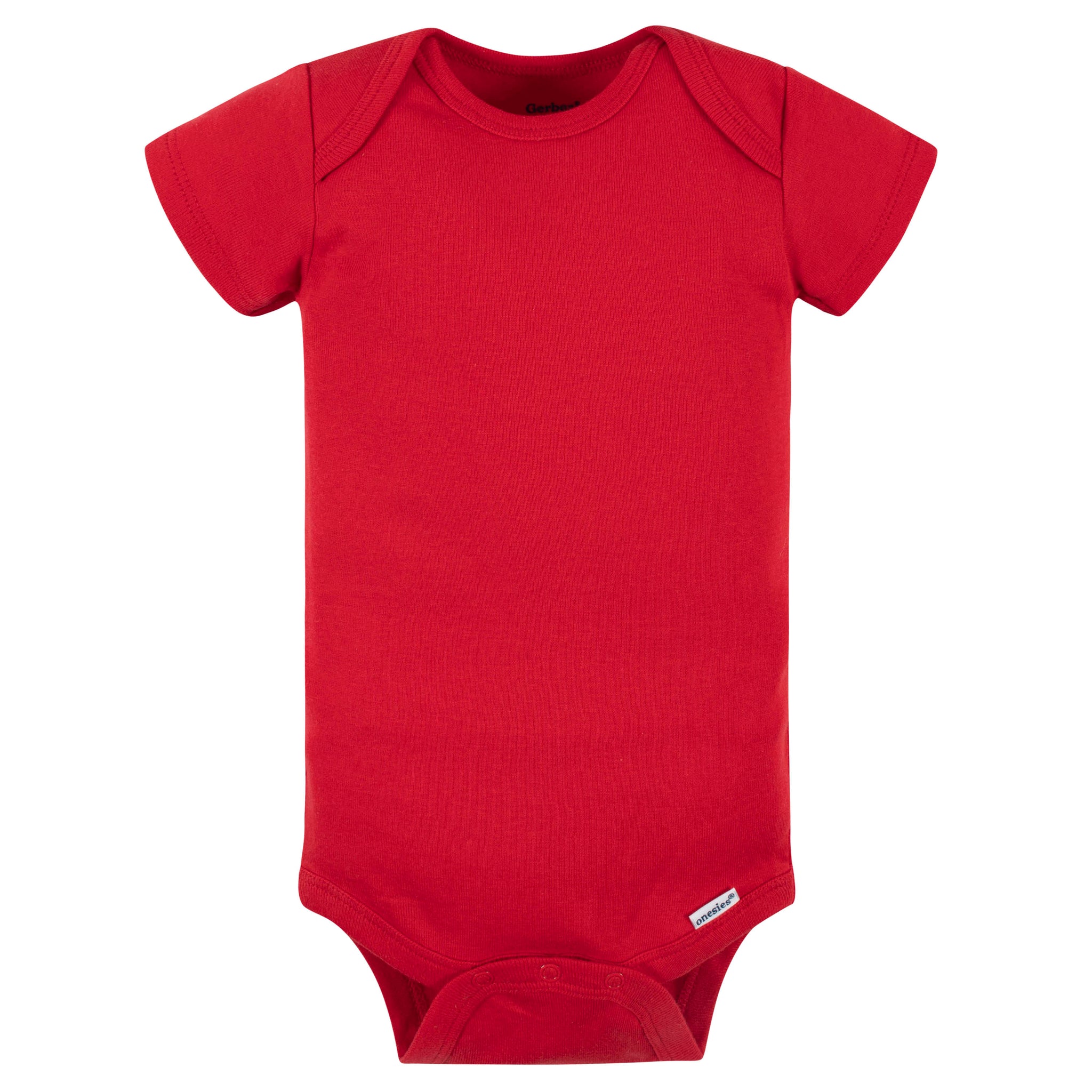 5-Pack Red Onesies® Bodysuits-Gerber Childrenswear Wholesale