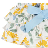 3-Piece Baby Girls Sunny Garden Onesies® Bodysuit, Diaper Cover & Headband Set-Gerber Childrenswear Wholesale