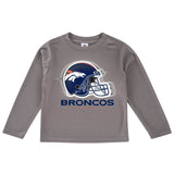 Denver Broncos Toddler Boys Long Sleeve Tee Shirt-Gerber Childrenswear Wholesale