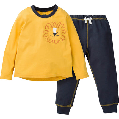 2-Piece Baby & Toddler Boys Animals Long Sleeve Shirt & Jogger Pants Set-Gerber Childrenswear Wholesale