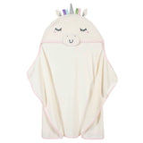 Organic Baby Girls Unicorn Hooded Bath Wrap-Gerber Childrenswear Wholesale