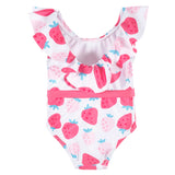 Baby & Toddler Girls Summer Blossom One-Piece Swimsuit With Ruffle-Gerber Childrenswear Wholesale