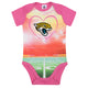 Jacksonville Jaguars Baby Girls Short Sleeve Bodysuit-Gerber Childrenswear Wholesale