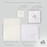 Baby Neutral Tan Plaid Plush Blanket-Gerber Childrenswear Wholesale