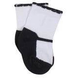 8-Pack Girls' Jersey Crew Wiggle Proof Socks-Gerber Childrenswear Wholesale