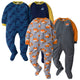 4-Pack Toddler Boys Dino & Fox Blanket Sleepers-Gerber Childrenswear Wholesale