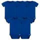 5-Pack Royal Blue Premium Short Sleeve Onesies® Bodysuits-Gerber Childrenswear Wholesale