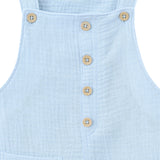 Infant & Toddler Blue Gauze Shortall-Gerber Childrenswear Wholesale