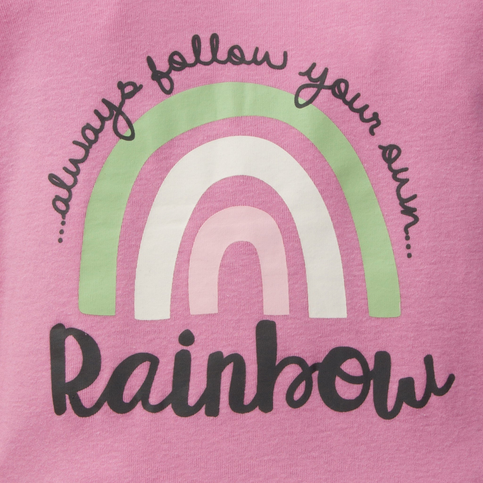 4-Piece Girls Rainbow Snug Fit Cotton Pajamas-Gerber Childrenswear Wholesale
