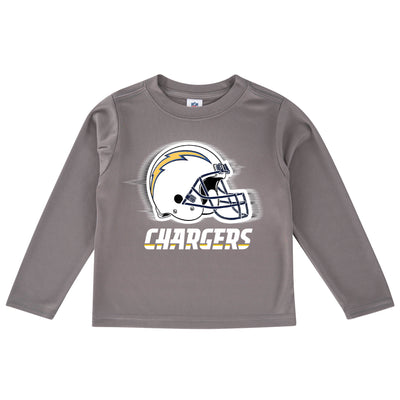 Los Angeles Chargers Toddler Boys Long Sleeve Logo Tee-Gerber Childrenswear Wholesale
