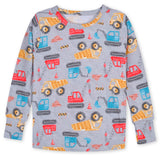 2-Piece Infant & Toddler Boys Construction Trucks Buttery Soft Viscose Made from Eucalyptus Snug Fit Pajamas-Gerber Childrenswear Wholesale