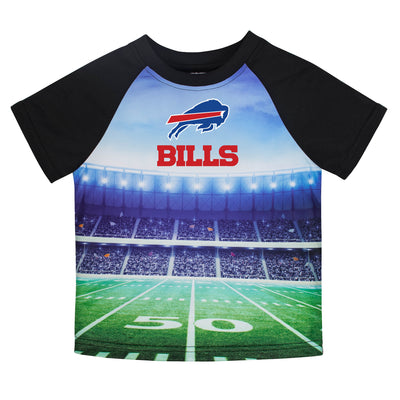 Buffalo Bills Toddler Boys Short Sleeve Tee Shirt-Gerber Childrenswear Wholesale