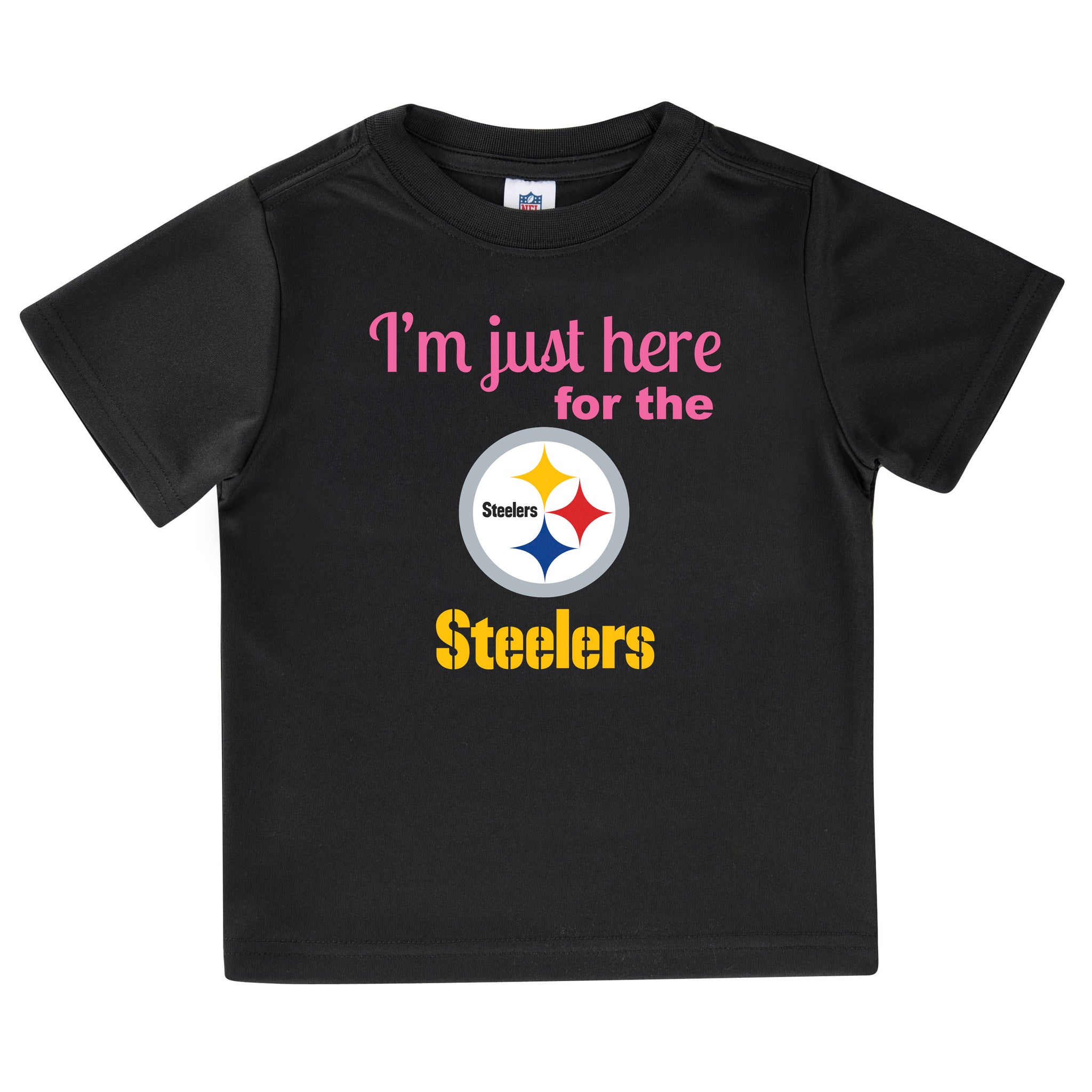 Pittsburgh Steelers Short Sleeve Tee-Gerber Childrenswear Wholesale