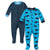 2-Pack Boys Sharks Snug Fit Unionsuit Pajamas-Gerber Childrenswear Wholesale