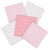 5-Pack Girls Pink Princess Flannel Blankets-Gerber Childrenswear Wholesale