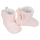 Baby Girls Pink Bow Faux Suede Boots-Gerber Childrenswear Wholesale