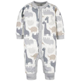 3-Pack Organic Baby Boys Jungle Coveralls-Gerber Childrenswear Wholesale