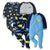 4-Pack Baby & Toddler Boys Space & Dinos Fleece Pajamas-Gerber Childrenswear Wholesale