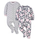 2-Pack Baby Girls Floral Sleep 'N Plays-Gerber Childrenswear Wholesale