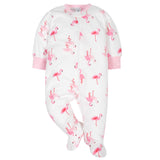 Baby Girls Flamingos Sleep 'n Play-Gerber Childrenswear Wholesale