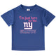 New York Giants Short Sleeve Tee-Gerber Childrenswear Wholesale