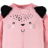 2-Pack Baby Girls Leopard Sleep 'N Plays-Gerber Childrenswear Wholesale