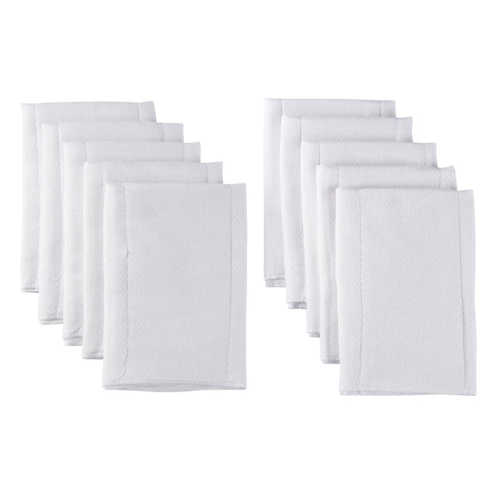 10-Pack Baby Neutral Organic White Flatfold Diaper-Gerber Childrenswear Wholesale