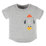 2-Piece Baby & Toddler Boys Blast Off Pocket Tee & Knit Shorts Set-Gerber Childrenswear Wholesale