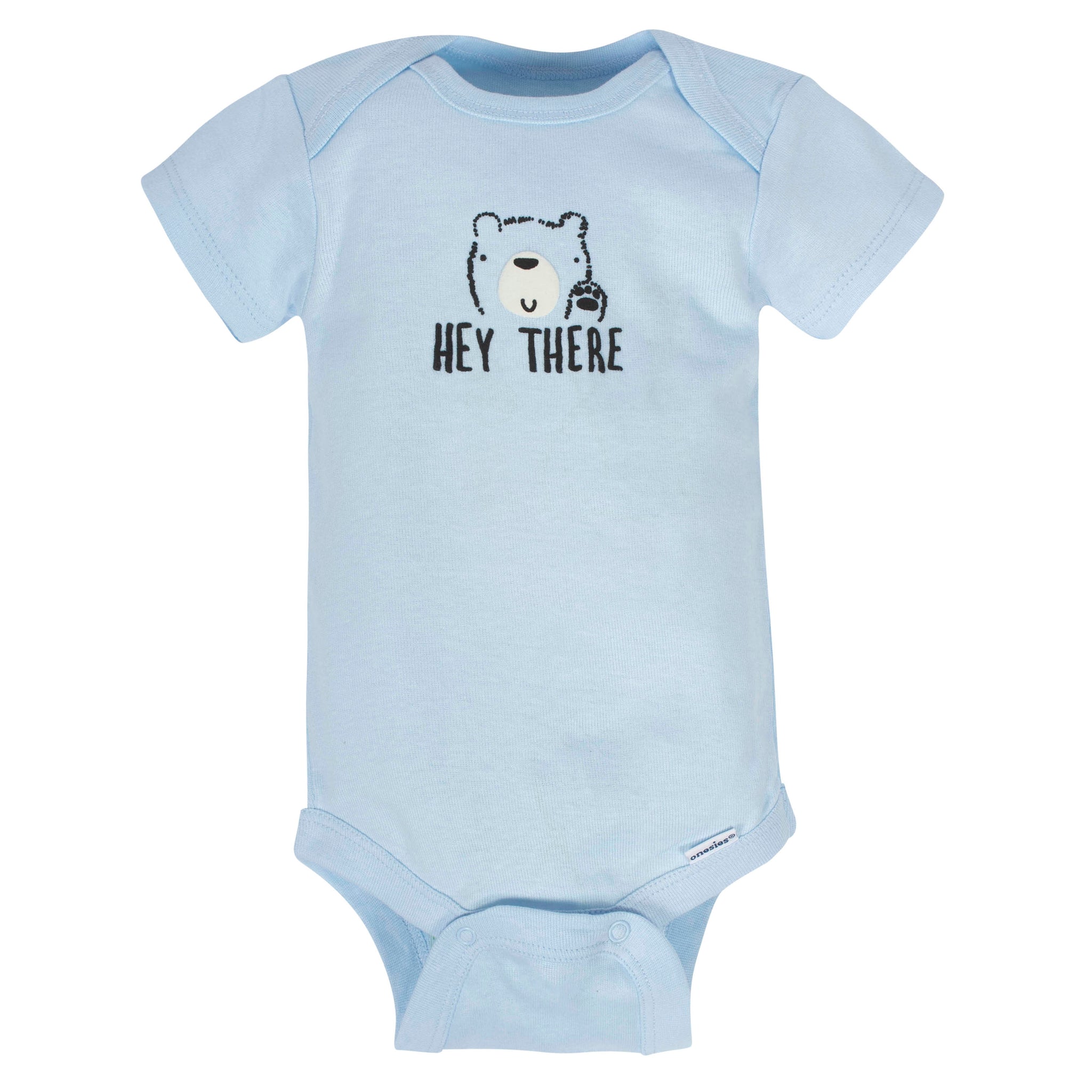 8-Pack Baby Boys Bear Short Sleeve Onesies® Bodysuits-Gerber Childrenswear Wholesale