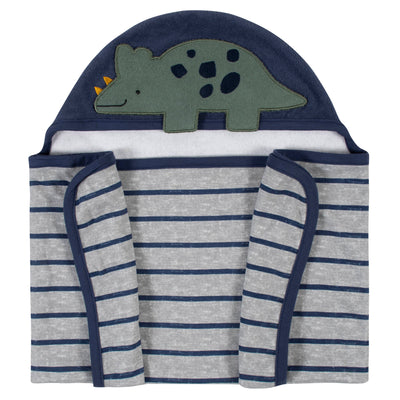 Baby Boys Dino Bath Wrap-Gerber Childrenswear Wholesale
