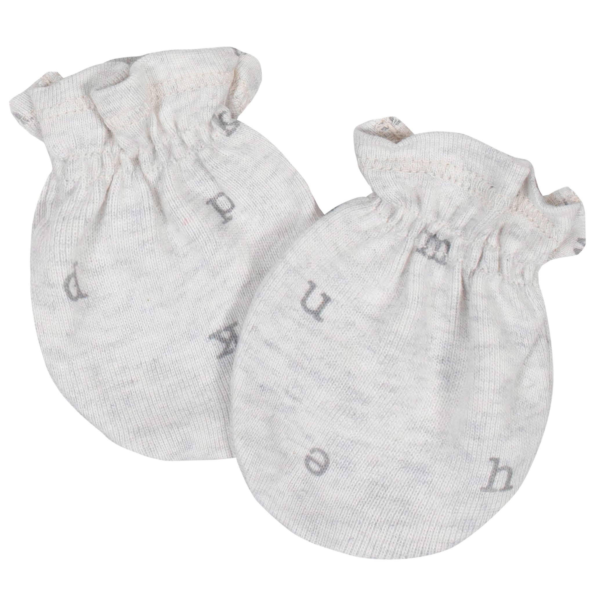8-Piece Baby Neutral Hugs Caps and Mittens Bundle-Gerber Childrenswear Wholesale