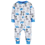 3-Pack Baby & Toddler Boys Stripes & Doggies Snug Fit Footless Pajamas-Gerber Childrenswear Wholesale