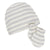 8-Piece Organic Baby Neutral Elephant Stripe Cap and Mitten Set-Gerber Childrenswear Wholesale