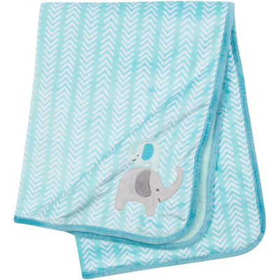 Baby Boys Elephants Plush Blanket-Gerber Childrenswear Wholesale