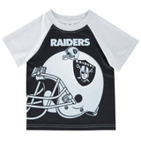 Las Vegas Raiders Toddler Boys Short Sleeve Tee Shirt-Gerber Childrenswear Wholesale