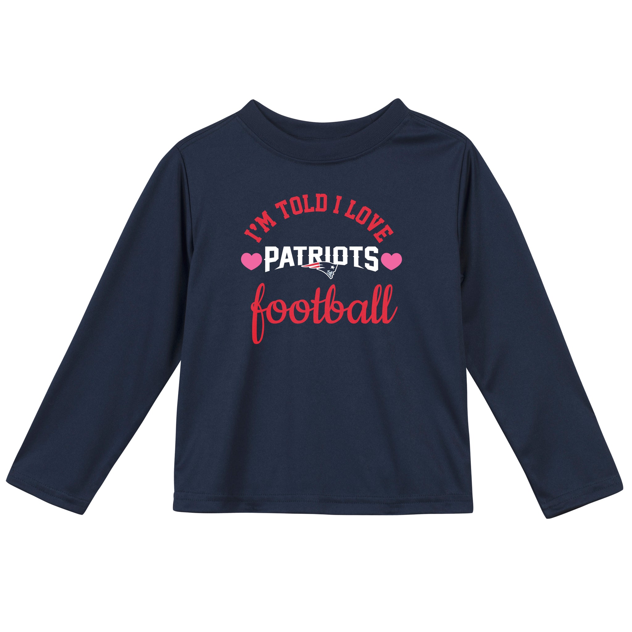 Girls Patriots Long Sleeve Tee-Gerber Childrenswear Wholesale