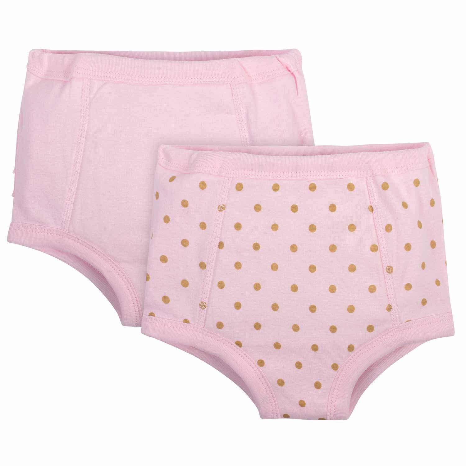 2-Pack Toddler Girls Dots Training Pants With Tpu Lining-Gerber Childrenswear Wholesale