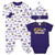 3-Piece Baby Boys Vikings Bodysuit, Sleep 'N Play, and Cap Set-Gerber Childrenswear Wholesale