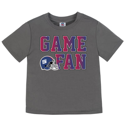 New York Giants Toddler Boys Short Sleeve Tee Shirt-Gerber Childrenswear Wholesale